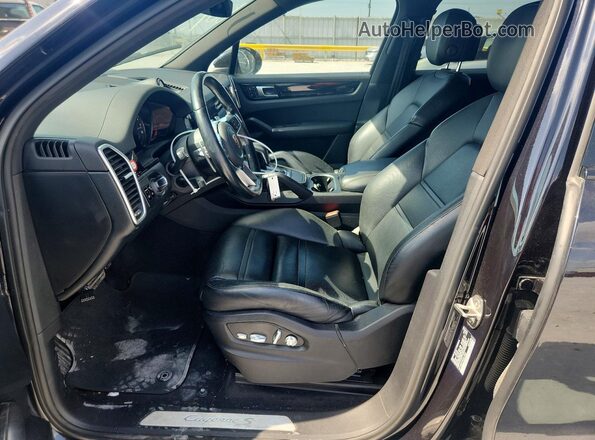 WP1AB2AY0KDA61552 2019 PORSCHE CAYENNE Black Front interior view