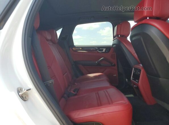WP1AB2AY1KDA63889 2019 PORSCHE CAYENNE White Rear interior view