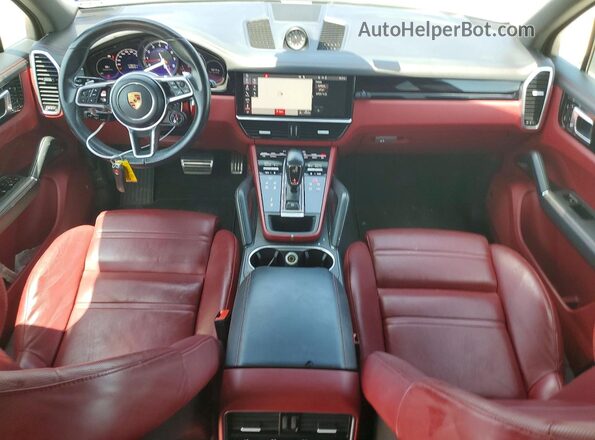 WP1AB2AY1KDA63889 2019 PORSCHE CAYENNE White Dashboard view