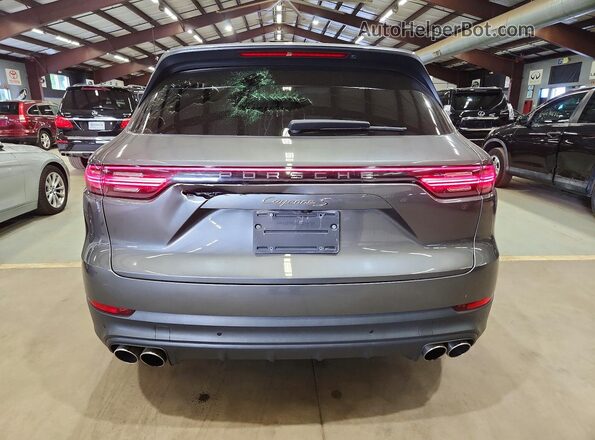 WP1AB2AY2KDA62492 2019 PORSCHE CAYENNE Gray Հետևի տեսք