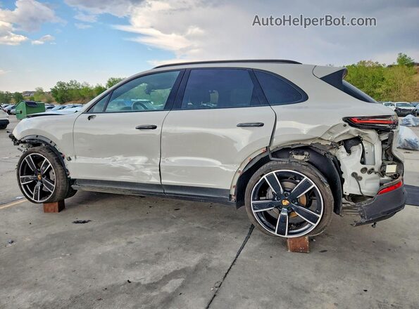 WP1AB2AY5MDA27495 2021 PORSCHE CAYENNE Бежевый Задняя левая четверть