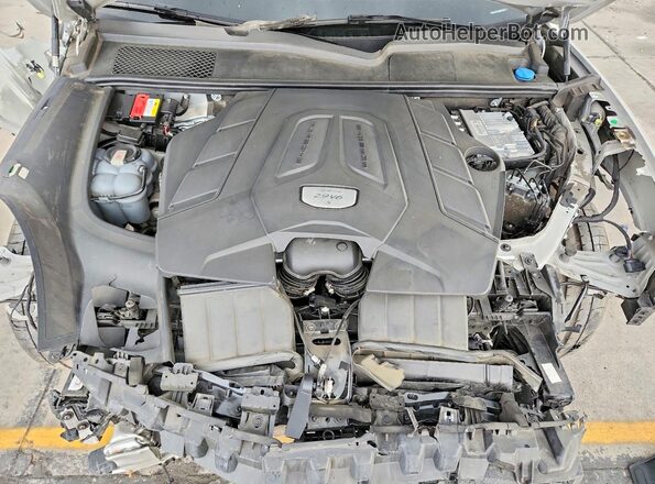 WP1AB2AY5MDA27495 2021 PORSCHE CAYENNE Бежевый Вид подкапотного пространства