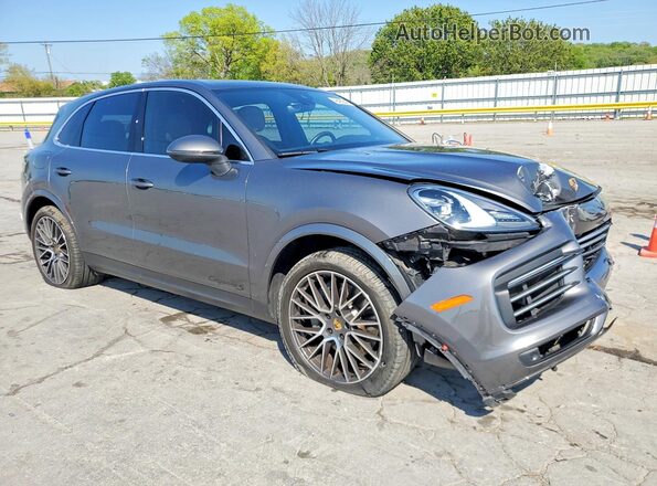 WP1AB2AY6KDA63872 2019 PORSCHE CAYENNE Серый Передняя правая четверть