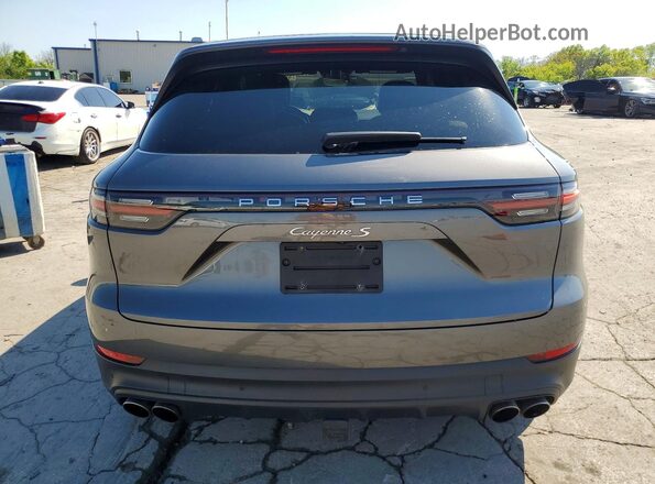 WP1AB2AY6KDA63872 2019 PORSCHE CAYENNE Серый Вид сзади
