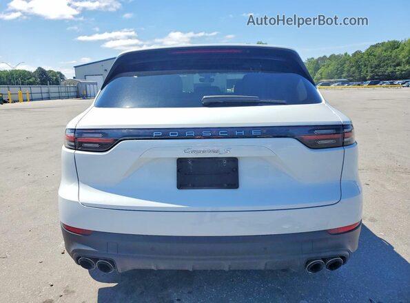 WP1AB2AY6MDA27991 2021 PORSCHE CAYENNE White Вид ззаду