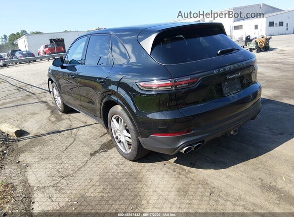 WP1AB2AY7KDA63900 2019 PORSCHE CAYENNE Black Задня ліва чверть