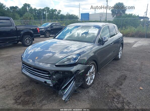 WP1AB2AY9KDA65504 2019 PORSCHE CAYENNE Gray წინა ხედი