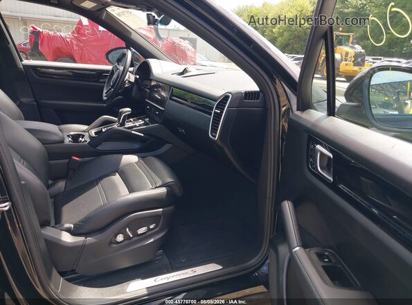 WP1AB2AYXLDA28950 2020 PORSCHE CAYENNE Black Սալոնի դիմացի տեսք