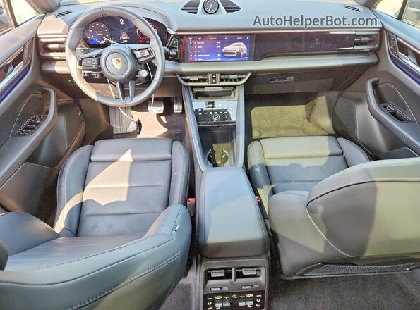 WP1AB2XA5SL154340 2025 PORSCHE MACAN Black Առջևի վահանակի տեսք