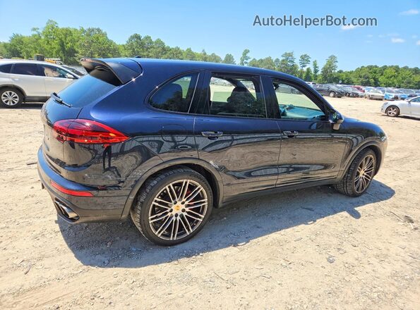 WP1AC2A26HLA93073 2017 PORSCHE CAYENNE Blue Задня права чверть