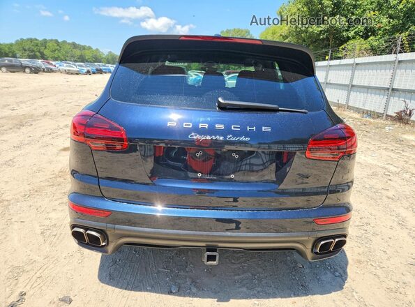 WP1AC2A26HLA93073 2017 PORSCHE CAYENNE Blue Вид ззаду