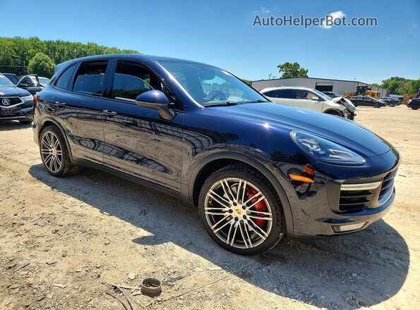 WP1AC2A26HLA93073 2017 PORSCHE CAYENNE Blue Передня права чверть