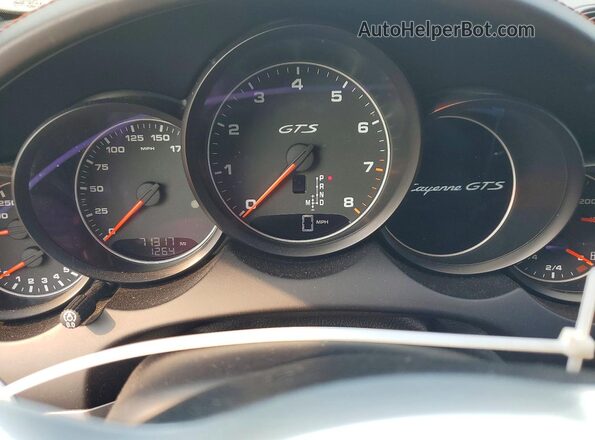 WP1AD2A21GLA76953 2016 PORSCHE CAYENNE White Instrument cluster view