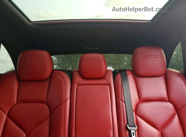 WP1AD2A21GLA76953 2016 PORSCHE CAYENNE White Rear seats view
