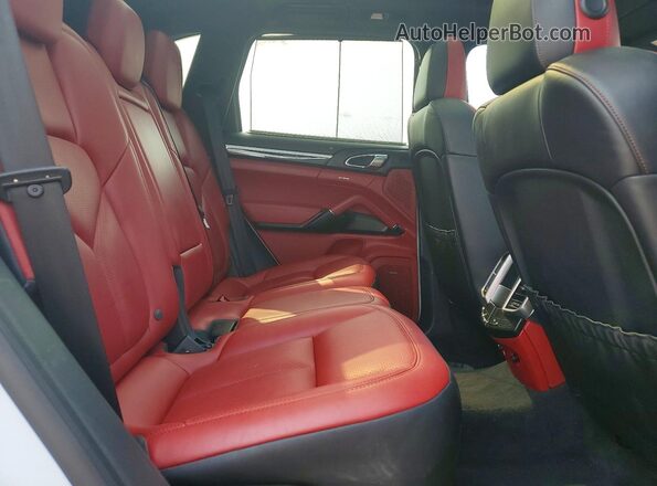 WP1AD2A21GLA76953 2016 PORSCHE CAYENNE White Rear interior view