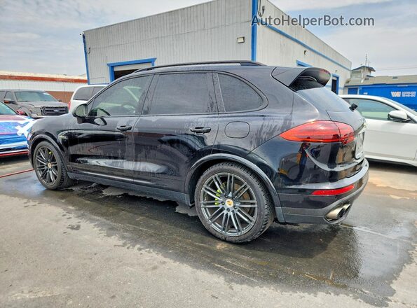WP1AE2A20HLA70625 2017 PORSCHE CAYENNE Black Trasero izquierdo