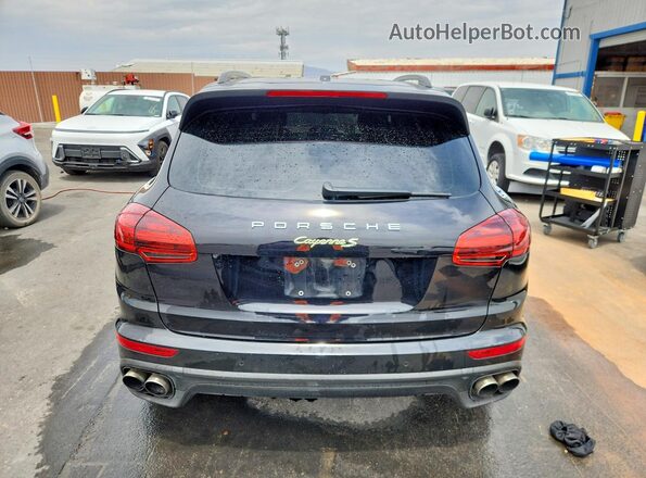 WP1AE2A20HLA70625 2017 PORSCHE CAYENNE Black Vista trasera