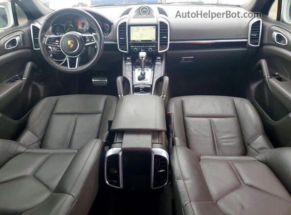 WP1AE2A21GLA64492 2016 PORSCHE CAYENNE White Vista del salpicadero