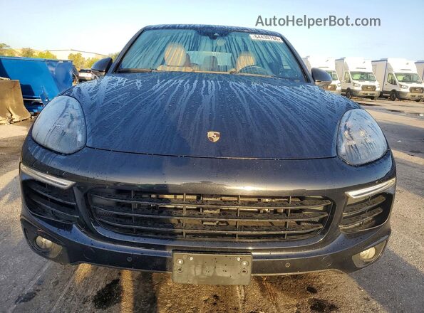 WP1AE2A24GLA16551 2016 PORSCHE CAYENNE Black Widok z przodu