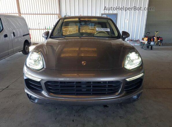 WP1AE2A24GLA64261 2016 PORSCHE CAYENNE Brown Vista frontal