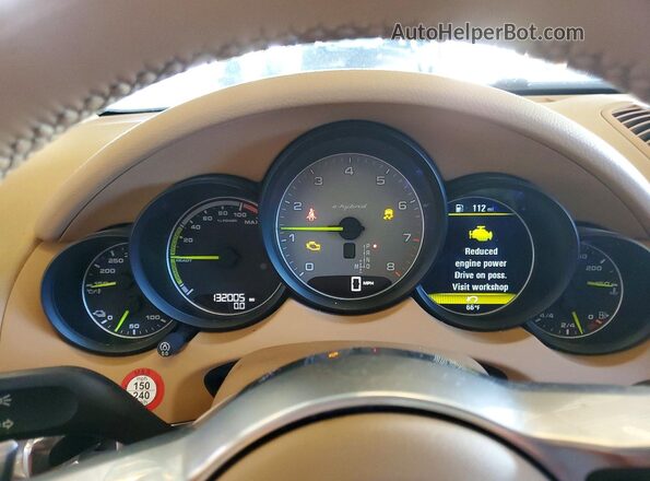 WP1AE2A24GLA64261 2016 PORSCHE CAYENNE Brown Vista del cuadro de instrumentos