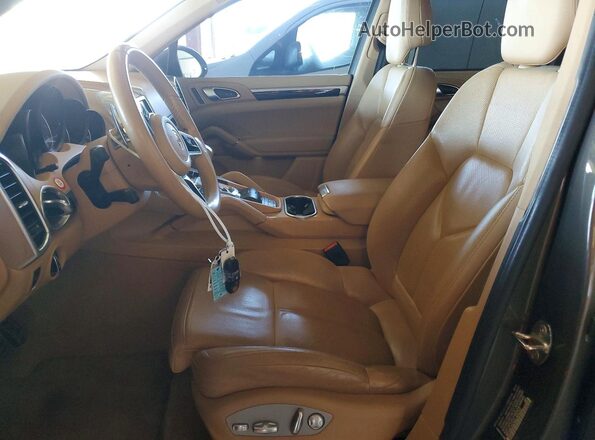 WP1AE2A24GLA64261 2016 PORSCHE CAYENNE Brown Vista interior delantera