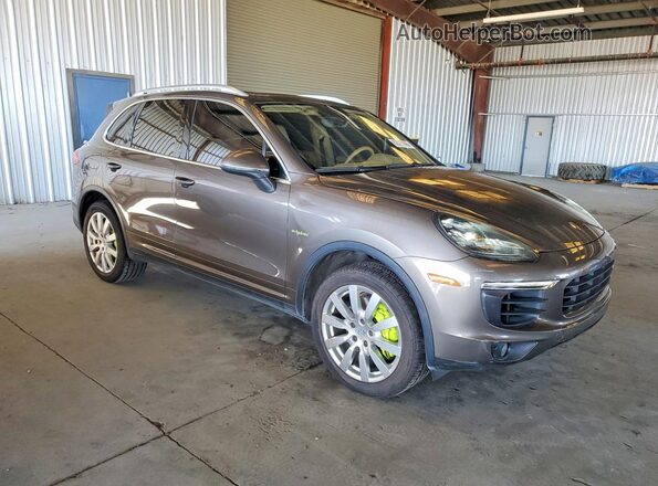 WP1AE2A24GLA64261 2016 PORSCHE CAYENNE Brown Delantero derecho