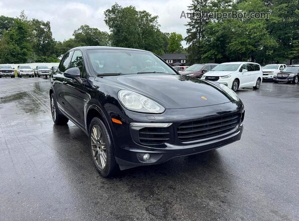 WP1AE2A24HLA72698 2017 PORSCHE CAYENNE Black Передня права чверть