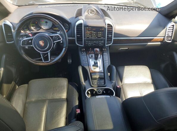 WP1AE2A28GLA58589 2016 PORSCHE CAYENNE Black Вид панелі приладів