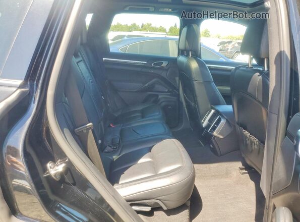WP1AE2A28GLA58589 2016 PORSCHE CAYENNE Black Вид задніх сидінь