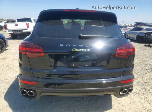 WP1AE2A28GLA58589 2016 PORSCHE CAYENNE Black Вид ззаду
