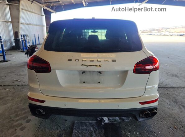 WP1AE2A2XGLA62742 2016 PORSCHE CAYENNE White Հետևի տեսք