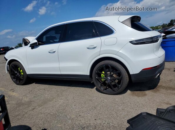 WP1AE2AY0KDA51269 2019 PORSCHE CAYENNE White Trasero izquierdo