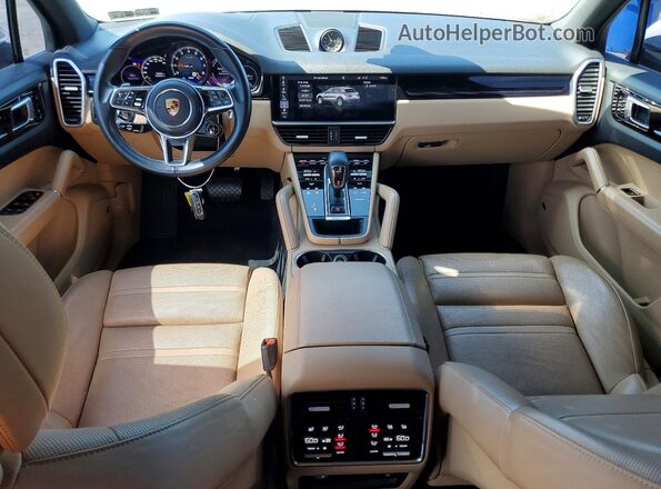 WP1AE2AY0KDA51269 2019 PORSCHE CAYENNE White Vista del salpicadero