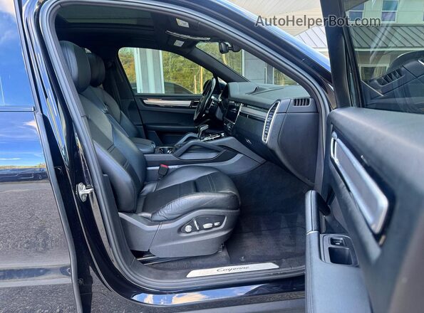 WP1AE2AY5KDA50960 2019 PORSCHE CAYENNE Black Vista del cuadro de instrumentos
