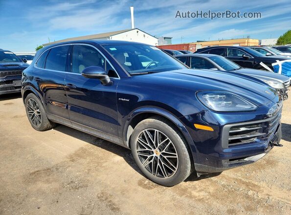 WP1AE2AYXRDA29788 2024 PORSCHE CAYENNE Синий Передняя правая четверть