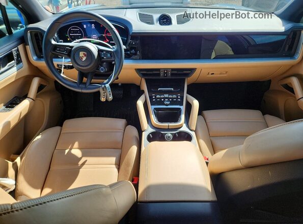 WP1AE2AYXRDA29788 2024 PORSCHE CAYENNE Синий Вид панели приборов
