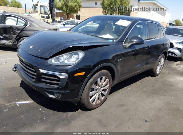 WP1AF2A22GKA41922 2016 PORSCHE CAYENNE Black Przód lewy