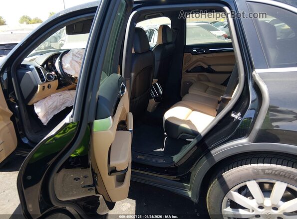 WP1AF2A22GKA41922 2016 PORSCHE CAYENNE Black Widok naklejki z numerem VIN