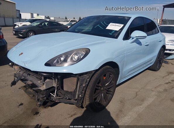 WP1AF2A53JLB70425 2018 PORSCHE MACAN Light Blue Front left