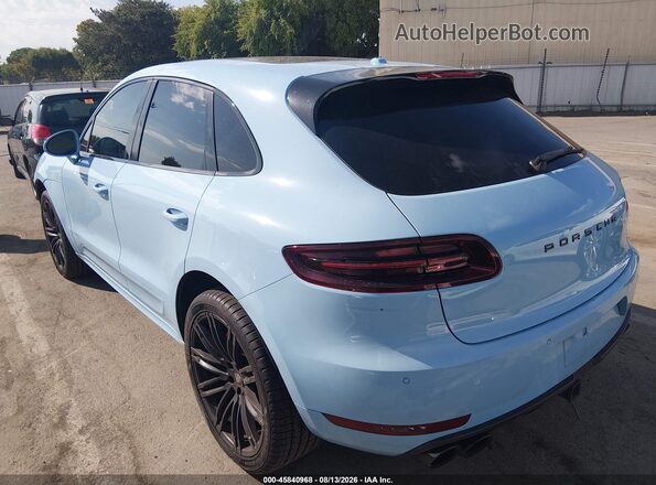 WP1AF2A53JLB70425 2018 PORSCHE MACAN Light Blue Rear left