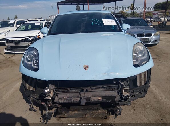 WP1AF2A53JLB70425 2018 PORSCHE MACAN Light Blue Rear interior view