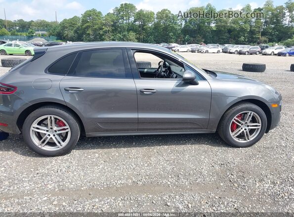 WP1AF2A55GLB93696 2016 PORSCHE MACAN Gray Widok wnętrza z tyłu