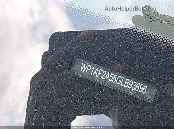 WP1AF2A55GLB93696 2016 PORSCHE MACAN Gray 