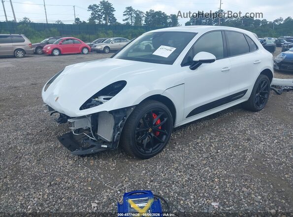 WP1AF2A5XRLB55156 2024 PORSCHE MACAN White წინა მარცხენა ხედი სამი მეოთხედიდან