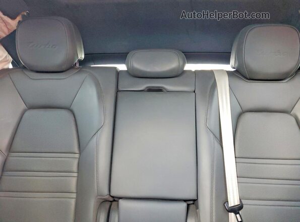 WP1AF2AY4KDA81551 2019 PORSCHE CAYENNE Gray უკანა სავარძლების ხედი