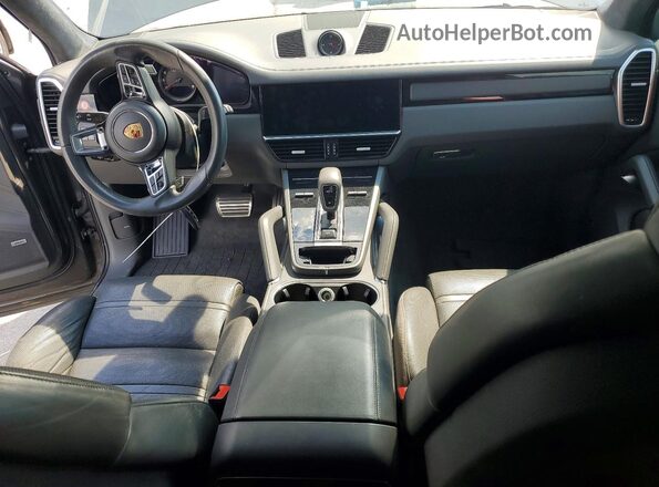 WP1AF2AY4KDA81551 2019 PORSCHE CAYENNE Gray წინა პანელის ხედი