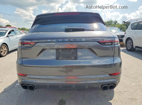 WP1AF2AY4KDA81551 2019 PORSCHE CAYENNE Gray უკანა ხედი