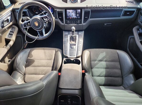 WP1AG2A54HLB53754 2017 PORSCHE MACAN Black Vista del salpicadero