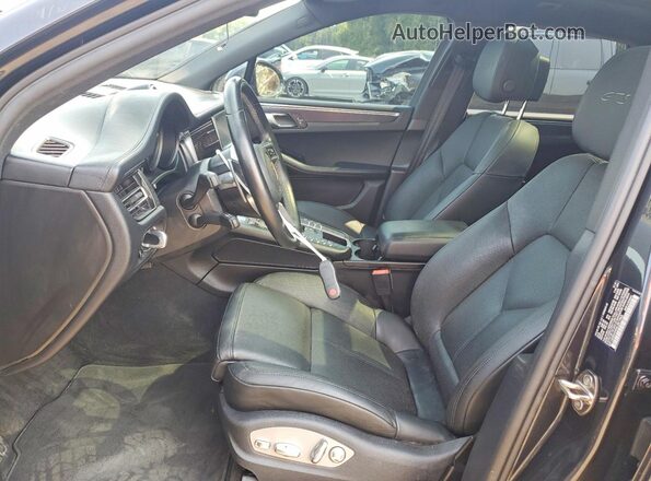 WP1AG2A54MLB51965 2021 PORSCHE MACAN Gray Widok wnętrza z przodu